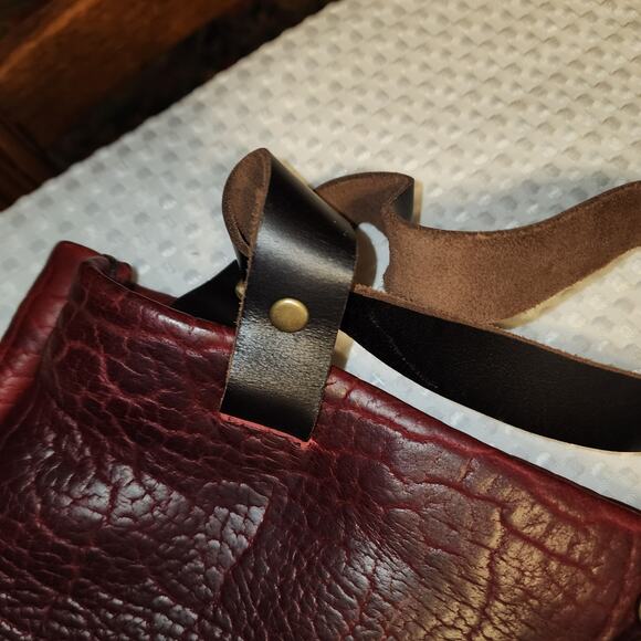 CHIC SPARROW XL GENUINE LEATHER TOTE BAG - Picture 3 of 10